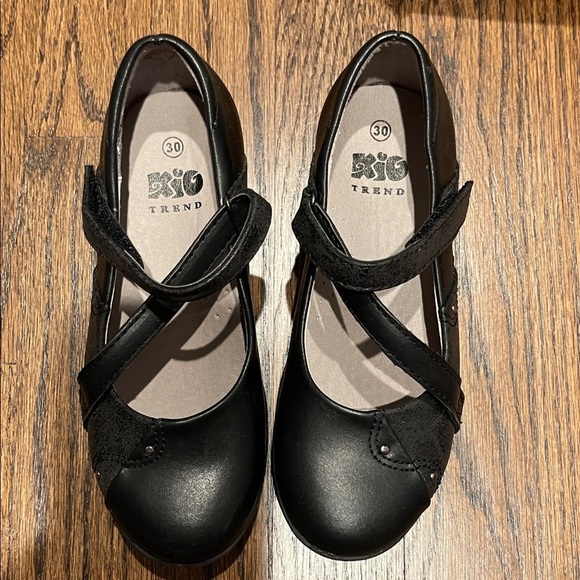 Black Kids Shoes Mary Janes size 12 Toddler - Picture 1 of 7